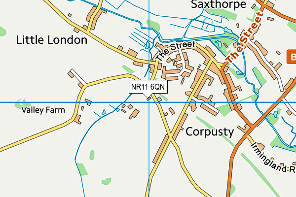 NR11 6QN map - OS VectorMap District (Ordnance Survey) NR11 6QN map - OS VectorMap District (Ordnance Survey)