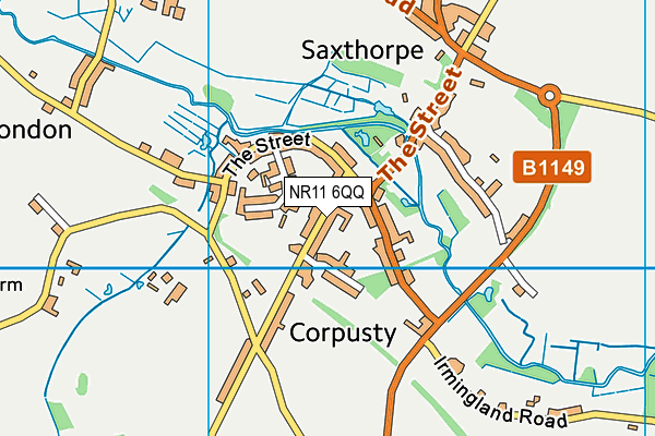 NR11 6QQ map - OS VectorMap District (Ordnance Survey) NR11 6QQ map - OS VectorMap District (Ordnance Survey)