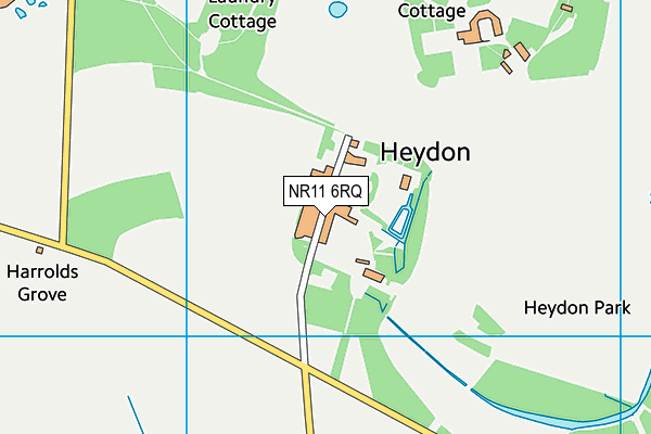 NR11 6RQ map - OS VectorMap District (Ordnance Survey)