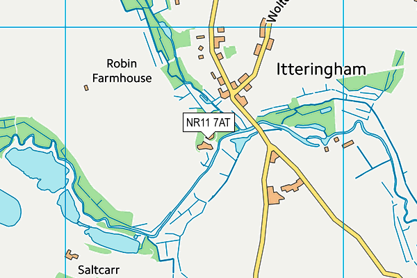 NR11 7AT map - OS VectorMap District (Ordnance Survey) NR11 7AT map - OS VectorMap District (Ordnance Survey)