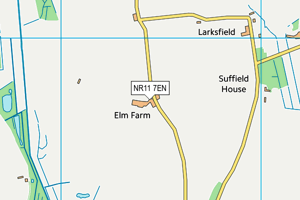 NR11 7EN map - OS VectorMap District (Ordnance Survey) NR11 7EN map - OS VectorMap District (Ordnance Survey)