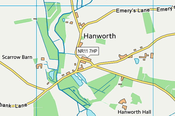 NR11 7HP map - OS VectorMap District (Ordnance Survey) NR11 7HP map - OS VectorMap District (Ordnance Survey)