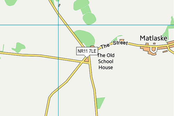 NR11 7LE map - OS VectorMap District (Ordnance Survey) NR11 7LE map - OS VectorMap District (Ordnance Survey)