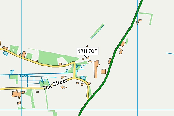 NR11 7QF map - OS VectorMap District (Ordnance Survey) NR11 7QF map - OS VectorMap District (Ordnance Survey)