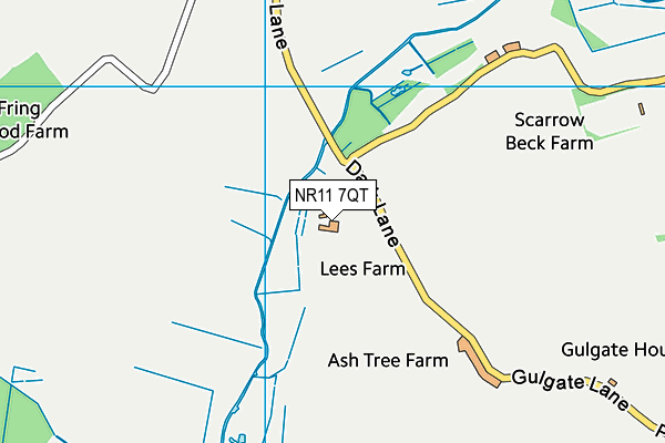 NR11 7QT map - OS VectorMap District (Ordnance Survey) NR11 7QT map - OS VectorMap District (Ordnance Survey)