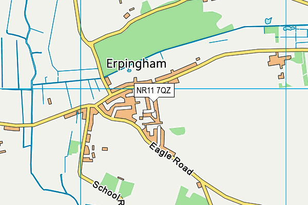 NR11 7QZ map - OS VectorMap District (Ordnance Survey) NR11 7QZ map - OS VectorMap District (Ordnance Survey)
