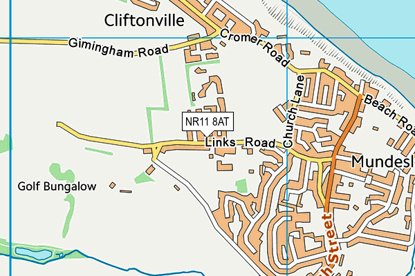 NR11 8AT map - OS VectorMap District (Ordnance Survey) NR11 8AT map - OS VectorMap District (Ordnance Survey)
