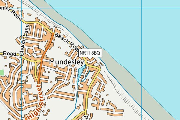 NR11 8BQ map - OS VectorMap District (Ordnance Survey)