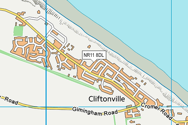 NR11 8DL map - OS VectorMap District (Ordnance Survey) NR11 8DL map - OS VectorMap District (Ordnance Survey)