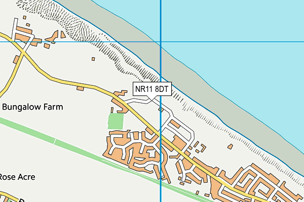 NR11 8DT map - OS VectorMap District (Ordnance Survey) NR11 8DT map - OS VectorMap District (Ordnance Survey)