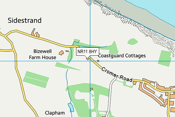 NR11 8HY map - OS VectorMap District (Ordnance Survey)
