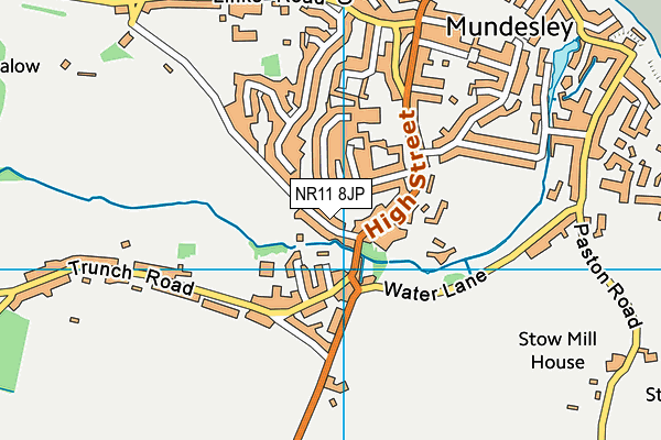 NR11 8JP map - OS VectorMap District (Ordnance Survey)