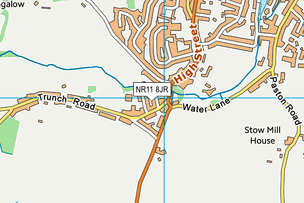 NR11 8JR map - OS VectorMap District (Ordnance Survey) NR11 8JR map - OS VectorMap District (Ordnance Survey)