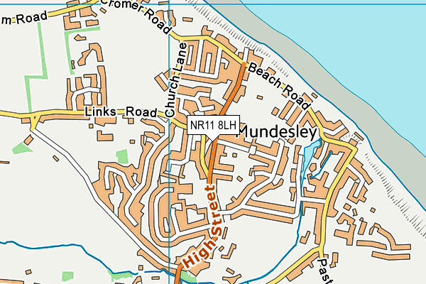 NR11 8LH map - OS VectorMap District (Ordnance Survey)