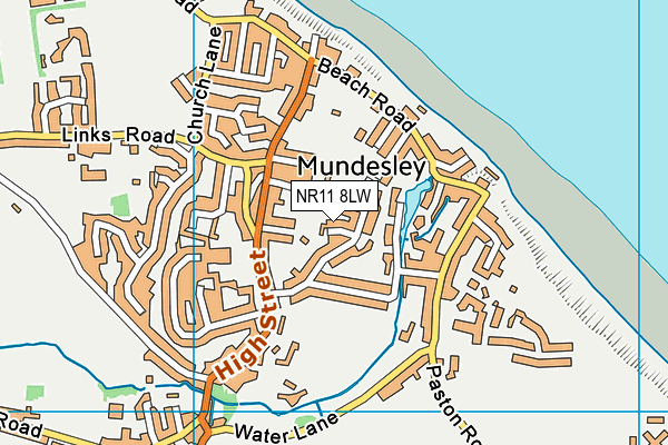 NR11 8LW map - OS VectorMap District (Ordnance Survey)