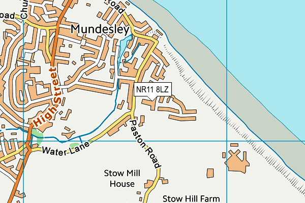 NR11 8LZ map - OS VectorMap District (Ordnance Survey)