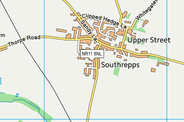 NR11 8NL map - OS VectorMap District (Ordnance Survey) NR11 8NL map - OS VectorMap District (Ordnance Survey)