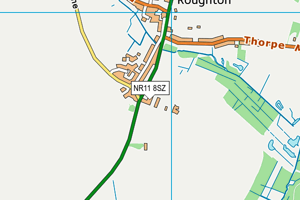 NR11 8SZ map - OS VectorMap District (Ordnance Survey) NR11 8SZ map - OS VectorMap District (Ordnance Survey)