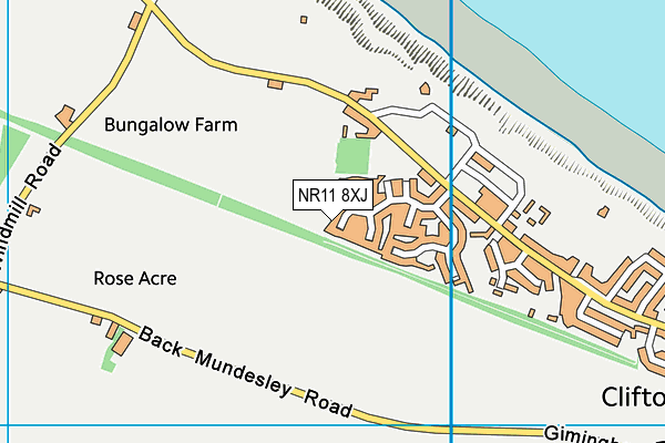 NR11 8XJ map - OS VectorMap District (Ordnance Survey) NR11 8XJ map - OS VectorMap District (Ordnance Survey)