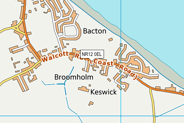 NR12 0EL map - OS VectorMap District (Ordnance Survey) NR12 0EL map - OS VectorMap District (Ordnance Survey)