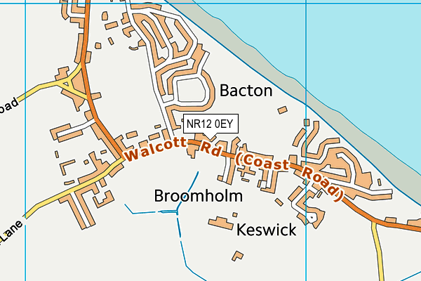 NR12 0EY map - OS VectorMap District (Ordnance Survey) NR12 0EY map - OS VectorMap District (Ordnance Survey)