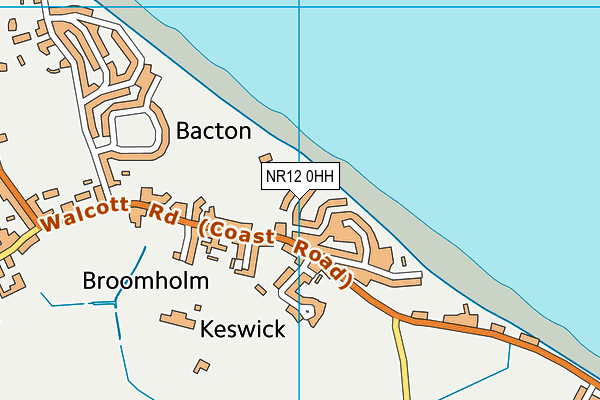 NR12 0HH map - OS VectorMap District (Ordnance Survey) NR12 0HH map - OS VectorMap District (Ordnance Survey)