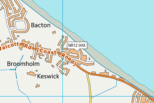 NR12 0HX map - OS VectorMap District (Ordnance Survey)