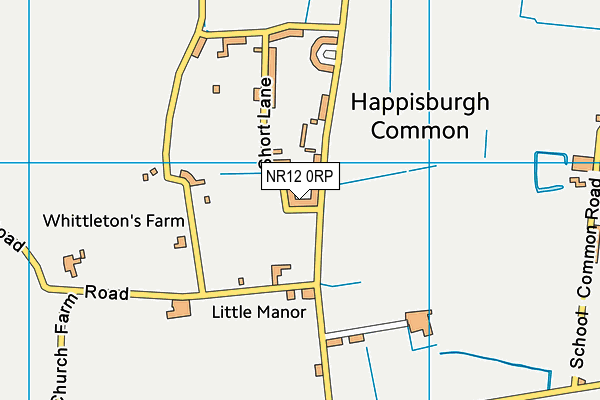 NR12 0RP map - OS VectorMap District (Ordnance Survey) NR12 0RP map - OS VectorMap District (Ordnance Survey)