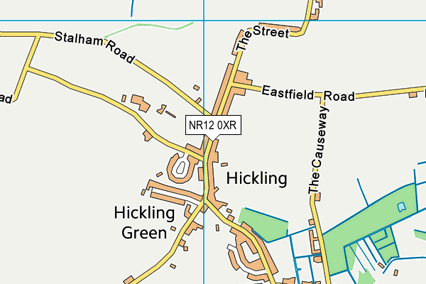 NR12 0XR map - OS VectorMap District (Ordnance Survey) NR12 0XR map - OS VectorMap District (Ordnance Survey)