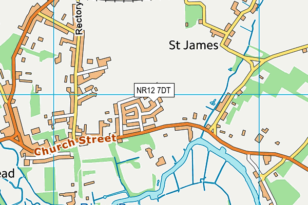 NR12 7DT map - OS VectorMap District (Ordnance Survey) NR12 7DT map - OS VectorMap District (Ordnance Survey)