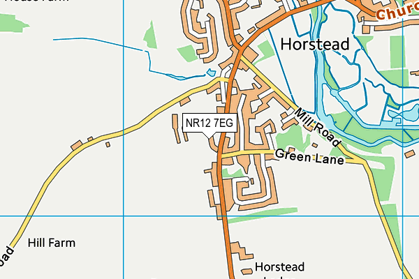NR12 7EG map - OS VectorMap District (Ordnance Survey) NR12 7EG map - OS VectorMap District (Ordnance Survey)