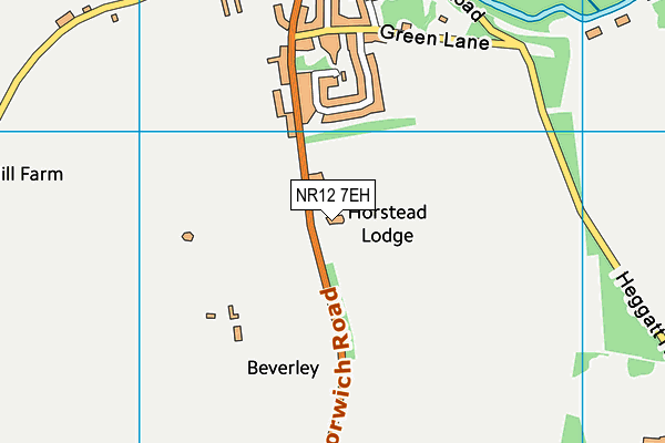 NR12 7EH map - OS VectorMap District (Ordnance Survey) NR12 7EH map - OS VectorMap District (Ordnance Survey)