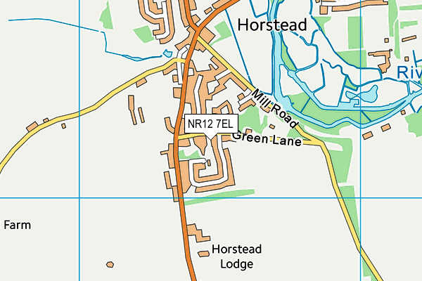 NR12 7EL map - OS VectorMap District (Ordnance Survey) NR12 7EL map - OS VectorMap District (Ordnance Survey)
