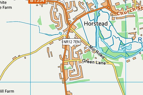 NR12 7EN map - OS VectorMap District (Ordnance Survey)