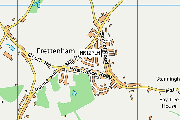 NR12 7LH map - OS VectorMap District (Ordnance Survey) NR12 7LH map - OS VectorMap District (Ordnance Survey)