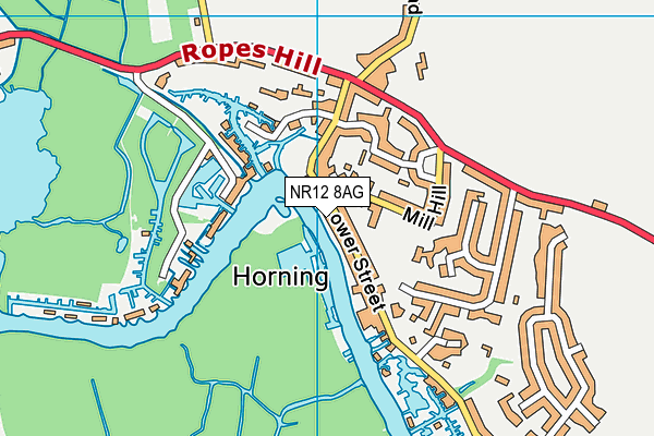 NR12 8AG map - OS VectorMap District (Ordnance Survey) NR12 8AG map - OS VectorMap District (Ordnance Survey)