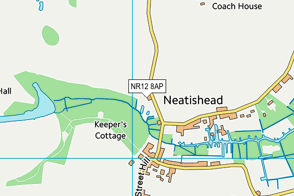 NR12 8AP map - OS VectorMap District (Ordnance Survey) NR12 8AP map - OS VectorMap District (Ordnance Survey)