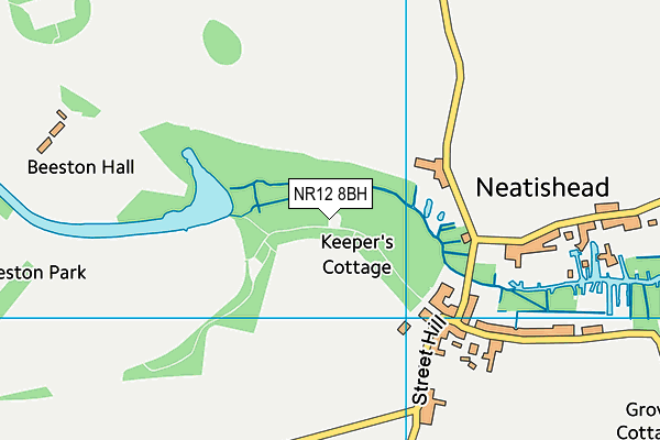 NR12 8BH map - OS VectorMap District (Ordnance Survey) NR12 8BH map - OS VectorMap District (Ordnance Survey)