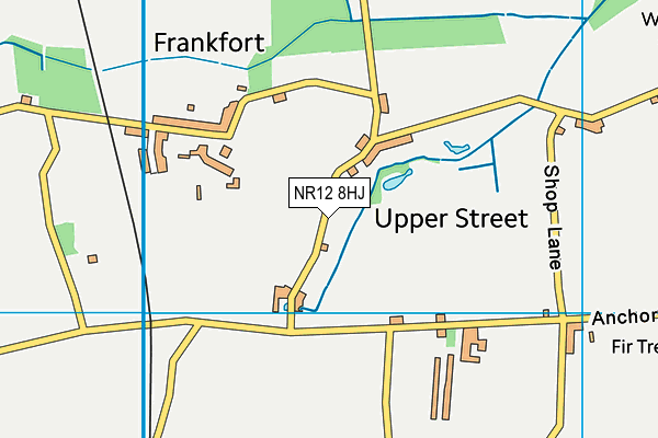 NR12 8HJ map - OS VectorMap District (Ordnance Survey) NR12 8HJ map - OS VectorMap District (Ordnance Survey)