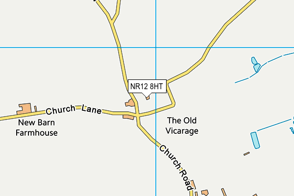 NR12 8HT map - OS VectorMap District (Ordnance Survey) NR12 8HT map - OS VectorMap District (Ordnance Survey)