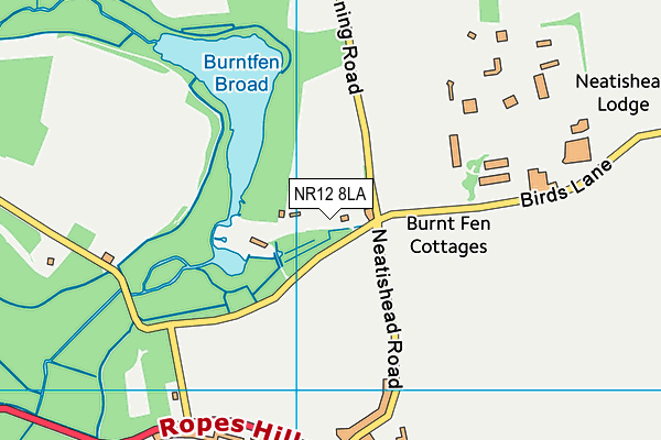 NR12 8LA map - OS VectorMap District (Ordnance Survey) NR12 8LA map - OS VectorMap District (Ordnance Survey)