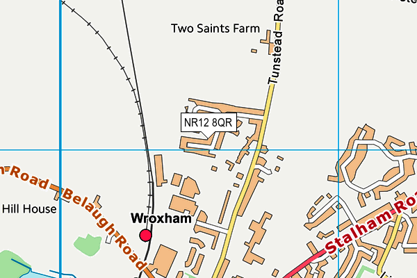 NR12 8QR map - OS VectorMap District (Ordnance Survey)