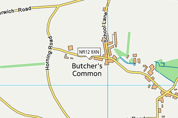 NR12 8XN map - OS VectorMap District (Ordnance Survey)
