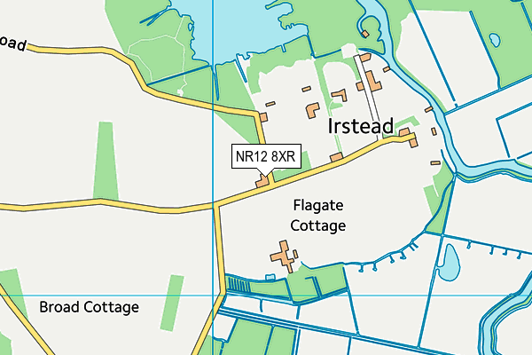 NR12 8XR map - OS VectorMap District (Ordnance Survey) NR12 8XR map - OS VectorMap District (Ordnance Survey)