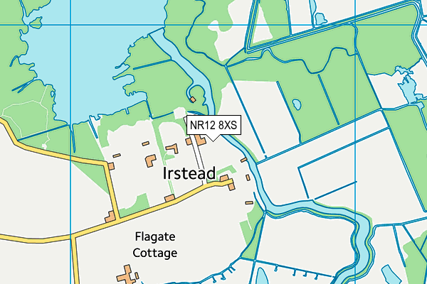 NR12 8XS map - OS VectorMap District (Ordnance Survey) NR12 8XS map - OS VectorMap District (Ordnance Survey)