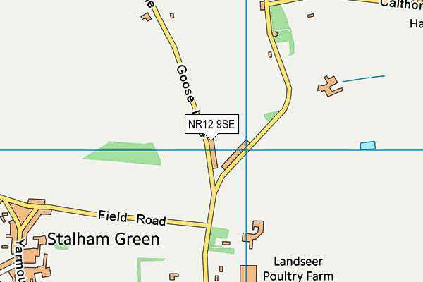 NR12 9SE map - OS VectorMap District (Ordnance Survey) NR12 9SE map - OS VectorMap District (Ordnance Survey)