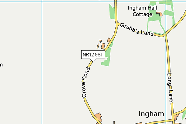 NR12 9ST map - OS VectorMap District (Ordnance Survey)