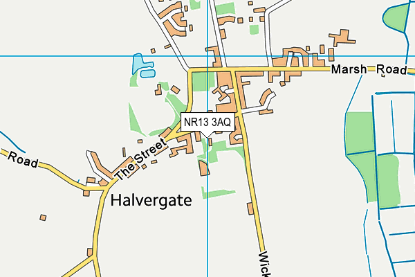 NR13 3AQ map - OS VectorMap District (Ordnance Survey) NR13 3AQ map - OS VectorMap District (Ordnance Survey)