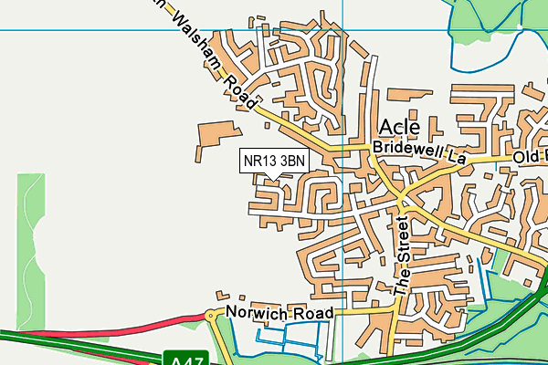 NR13 3BN map - OS VectorMap District (Ordnance Survey) NR13 3BN map - OS VectorMap District (Ordnance Survey)