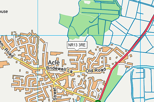 NR13 3RE map - OS VectorMap District (Ordnance Survey) NR13 3RE map - OS VectorMap District (Ordnance Survey)